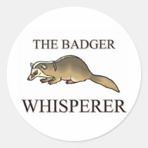 The Badger Whisperer Sticker