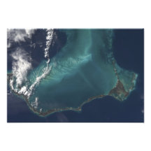 The Bahamas' lengthy narrow Eleuthra Island Photograph