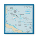 The Bahamas Map Magnet