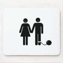 The "Ball and Chained" groom Mouse Pad