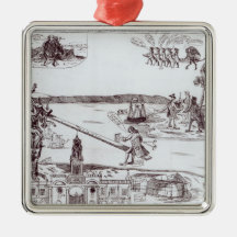 The Ballance or The Americans Triumphant Christmas Ornament
