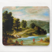The Banks Of The River Sebou Mouse Pad
