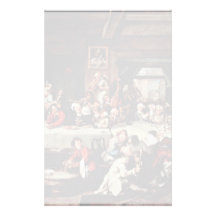 The Banquet" By Hogarth William (Best Quality) Stationery