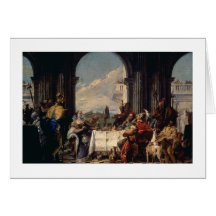 The Banquet of Anthony and Cleopatra, c.1744 (oil Cards