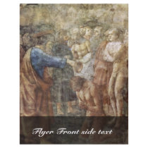The Baptism Of A Convert By Masaccio (Best Quality Personalized Flyer