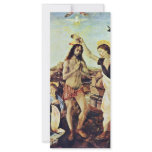 The Baptism Of Christ By Andrea Del Verrocchio rack cards