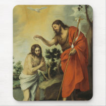 The Baptism of Christ by Bartolome Esteban Murillo