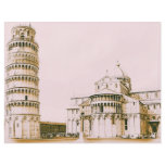 The Baptistery of St John - Leaning Tower Of Pisa flyers