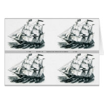 The Bark "Florida" Sailing Ship Bookmark
