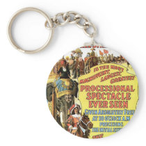 The Barnum & Bailey Big Free Street Parade Vintage Keychain