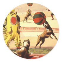 The Barnum & Bailey greatest show on earth The mar Round Sticker