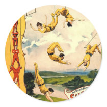 The Barnum & Bailey greatest show on earth The wor Round Sticker