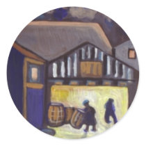THE BARREL MAKER ROUND STICKER