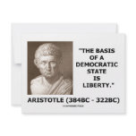 The Basis Of A Democratic State Is Liberty Quote Announcement