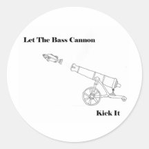 The Bass Cannon Stickers