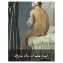 The Bather Of Valpençon By Ingres Jean Auguste Dom Custom Flyer