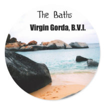 The Baths, Virgin Gorda B.V.I. Stickers