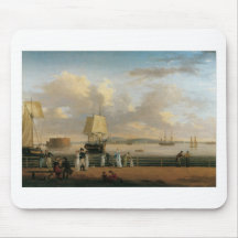 The Battery and Harbor - New York 1811 Mouse Pads