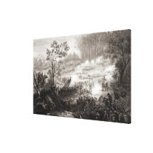 The Battle at Pittsburg Landing Gallery Wrap Canvas