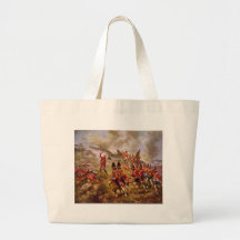 The Battle of Bunker Hill by E. Percy Moran Canvas Bag