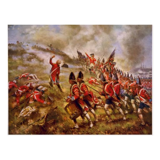 The Battle of Bunker Hill by E. Percy Moran Post Card