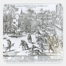 The Battle of Courtrai Between the French Sticker