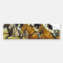 The Battle of Prairie Dog Creek by Ralph Heinz Bumper Sticker