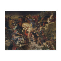 The Battle of Taillebourg, 21st July 1242, 1837 Post Card