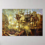 The Battle Of Trafalgar By Steuerbordbesanwanten Posters