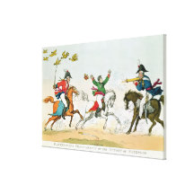 The Battle of Waterloo Canvas Prints