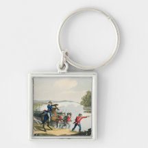 The Battle of Waterloo Decided by the Duke of Well Keychain