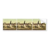 The Bavaria, with Temple of Fame, Munich, Bavaria, Bumper Sticker