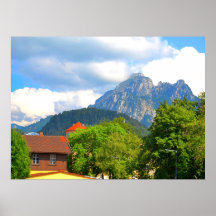 The Bavarian Alps Poster