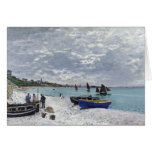 The Beach at Sainte-Adresse - Claude Monet Cards