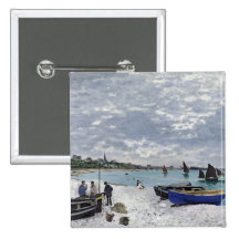 The Beach at Sainte-Adresse - Claude Monet Pins