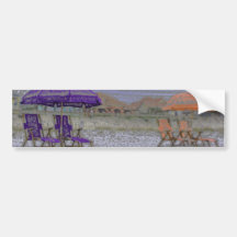 The Beach is Calling Bumper Sticker