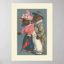 "The Bear Couple" Vintage Posters