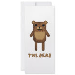 The Bear from "The Bear, The Cloud, And God" rack cards