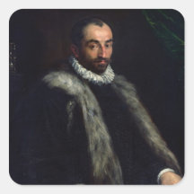 The Bearded Man, 1580 Sticker