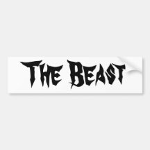 The Beast Bumper Stickers