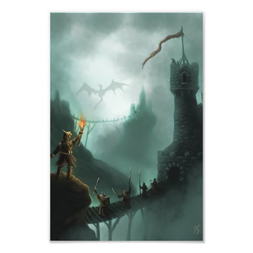 the beast returns fantasy art photo print