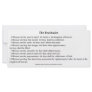 The Beatitudes Prayer Card Customized Rack Card