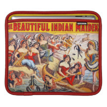 The Beautiful Indian Maiden, Rickshaw iPad Sleeve
