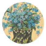 The Beauty of Vintage Round Stickers