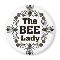 the bee lady magnet