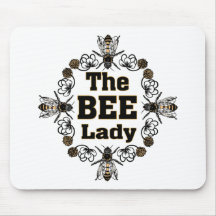 the bee lady mouse pads