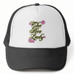 the bee lady  with flowers hats