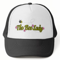 the bee lady with flowers