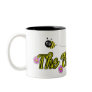 the bee lady with flowers coffee mugs