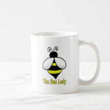 The Bee Lady yellow Coffee Mug